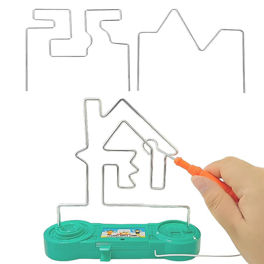 Electric Touch Fire Maze Toy Focus Training Desktop Game Fire Impact Hand Eye Coordination Puzzle Toy