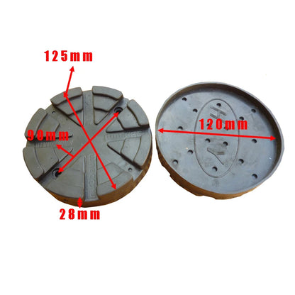 4pcs/lot Round Black Rubber Arm Pads for BendPak  Nussbaum/ Danmar 2-Post Car Lift Lift rubber pad