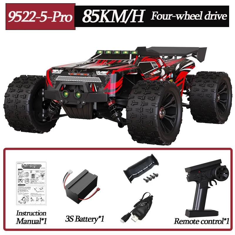 9522PRO 85KM/H High-speed RC Car Brushless Four-wheel Drive Off-road Drift 1:16 Professional Racing Car 9522 50KM/H Boy's Toy