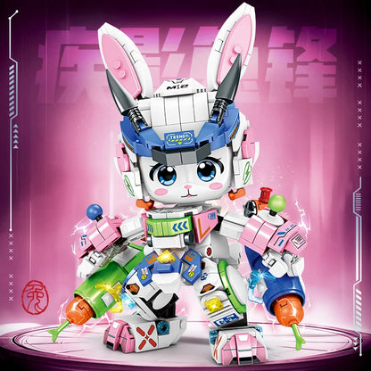 2025 New Model Mechanical Panda & Zodiac Building Blocks Gift Set - 12-in-1 Articulated Animal Toys for Birthday Christmas Gifts