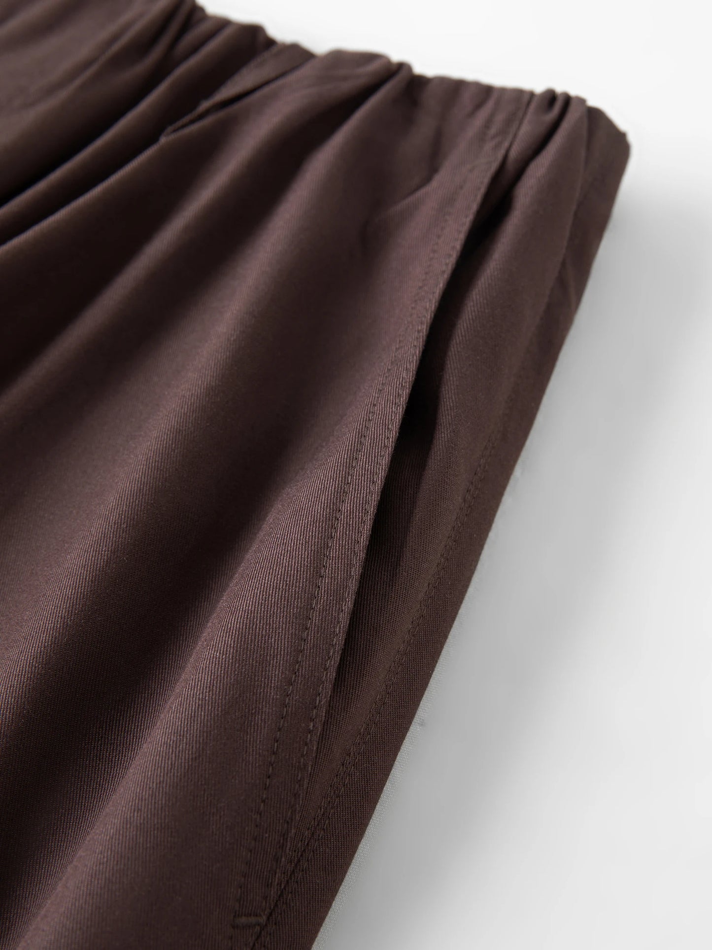 FSLE 2026 Spring Women's Wide Leg Pants Relaxed Fit High Waist Trousers with Draping Straight Cut Minimalist Casual Lounge Pants