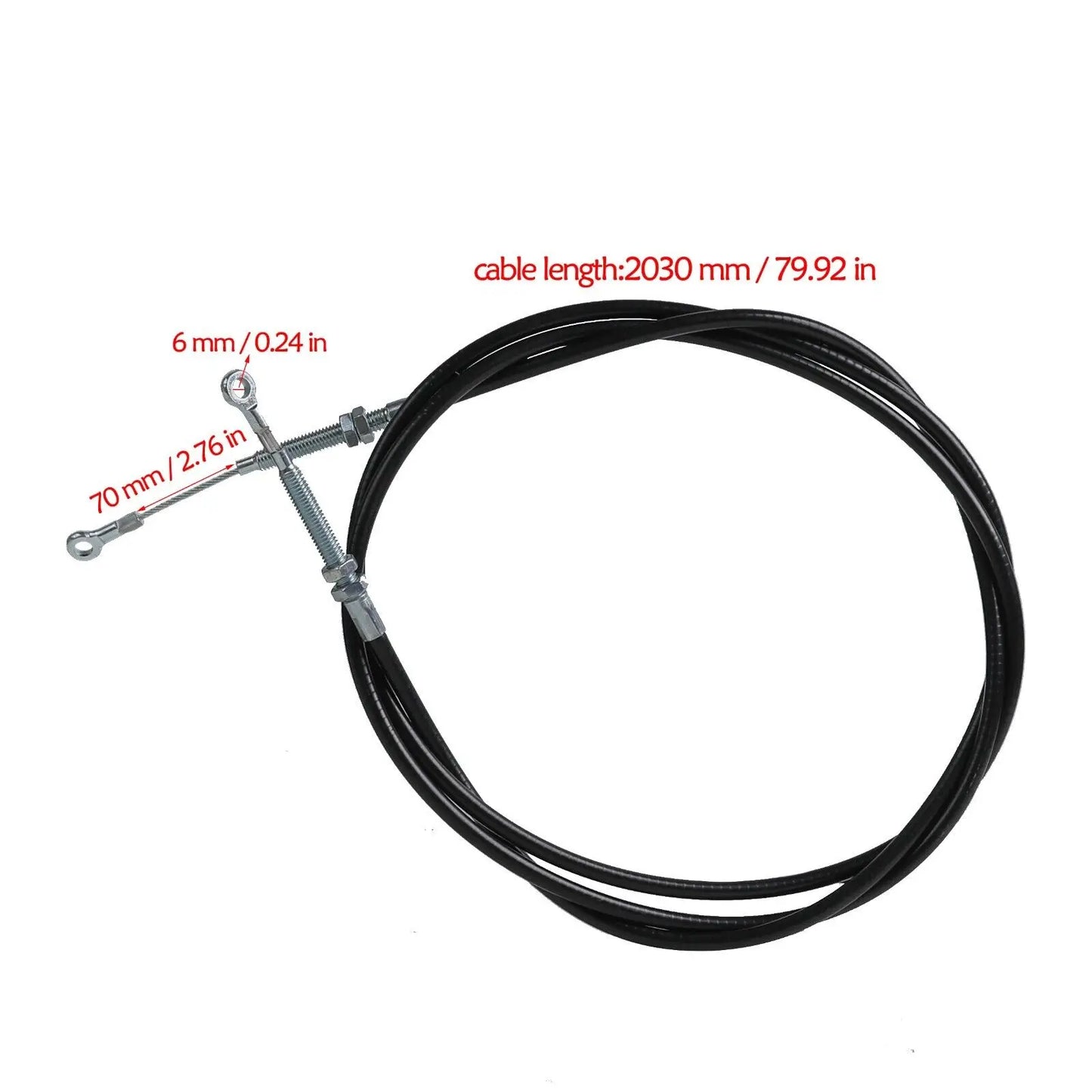 Clutch/ Throttle & Brake Pedal Cable Kit For Go Kart Drift Trike ATV Quad Buggy
