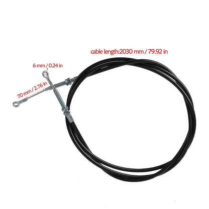 Clutch/ Throttle & Brake Pedal Cable Kit For Go Kart Drift Trike ATV Quad Buggy