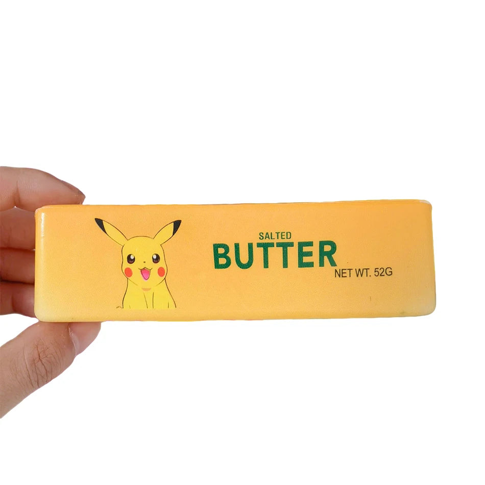 Cartoon Butter Stick Squishy Toy Slow Rising Squeeze Toy Butter Bar Brick Squishy Fidget Toy Anti Stress Release Hand Relax Gift