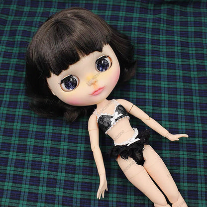 Outfits for Blythe Doll White Lace Underwear Lingerie Cute Undergarments Clothes For 30cm 1/6 BJD Doll Azone S Ozone Doll