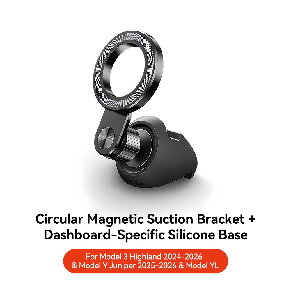 YZ For Tesla Highland Model 3/Y/YL Juniper Strong Magnetic Phone Holder for iPhone 17 16 Pro Max Samsung phones Air Outlet Base