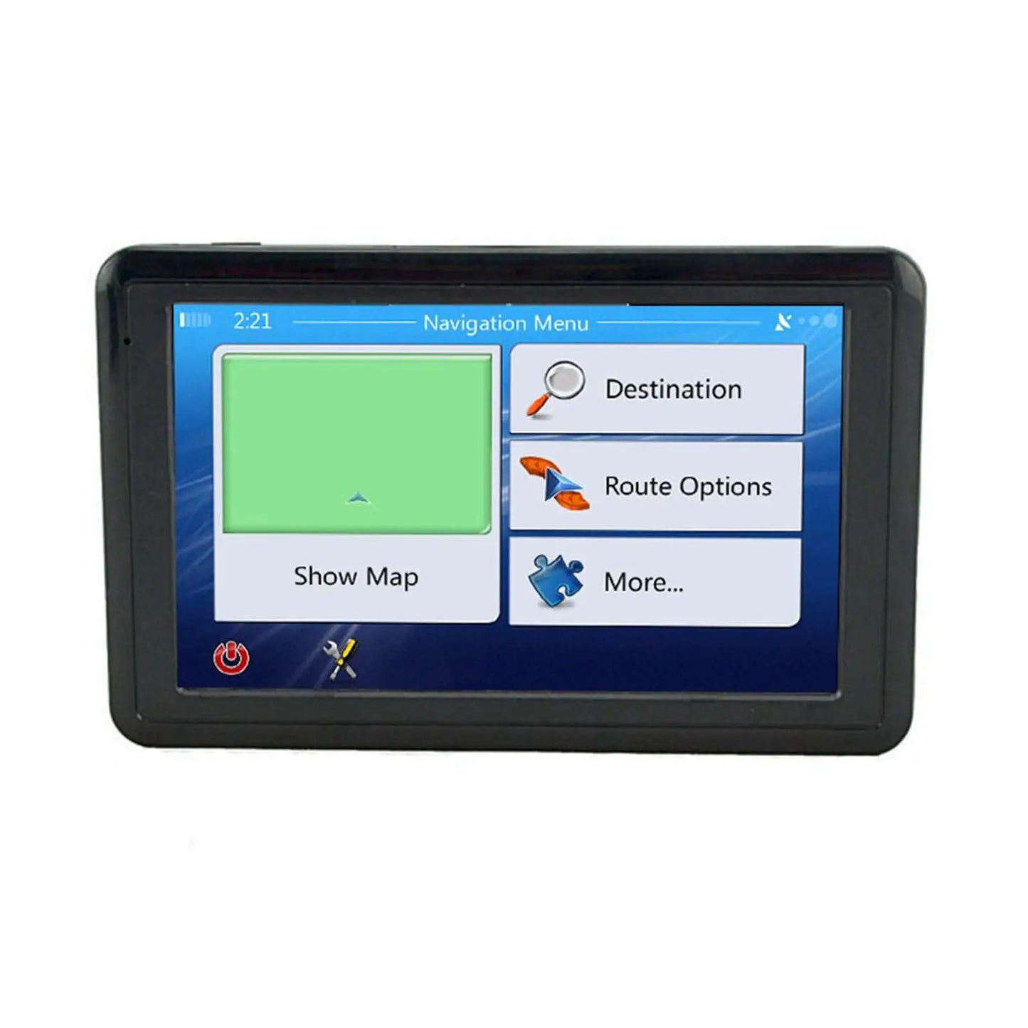 GPS Navigator 5 inch Touchscreen 8GB 128 MB Driving Alert GPS Device FM Satellite