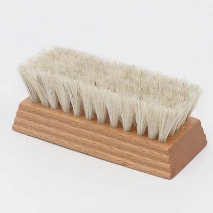 Soft Bristle Horse Hair Shoe Brush for Polishing Shoe Oil Cleaning Brush for Leather Shoes Cleaning Tools