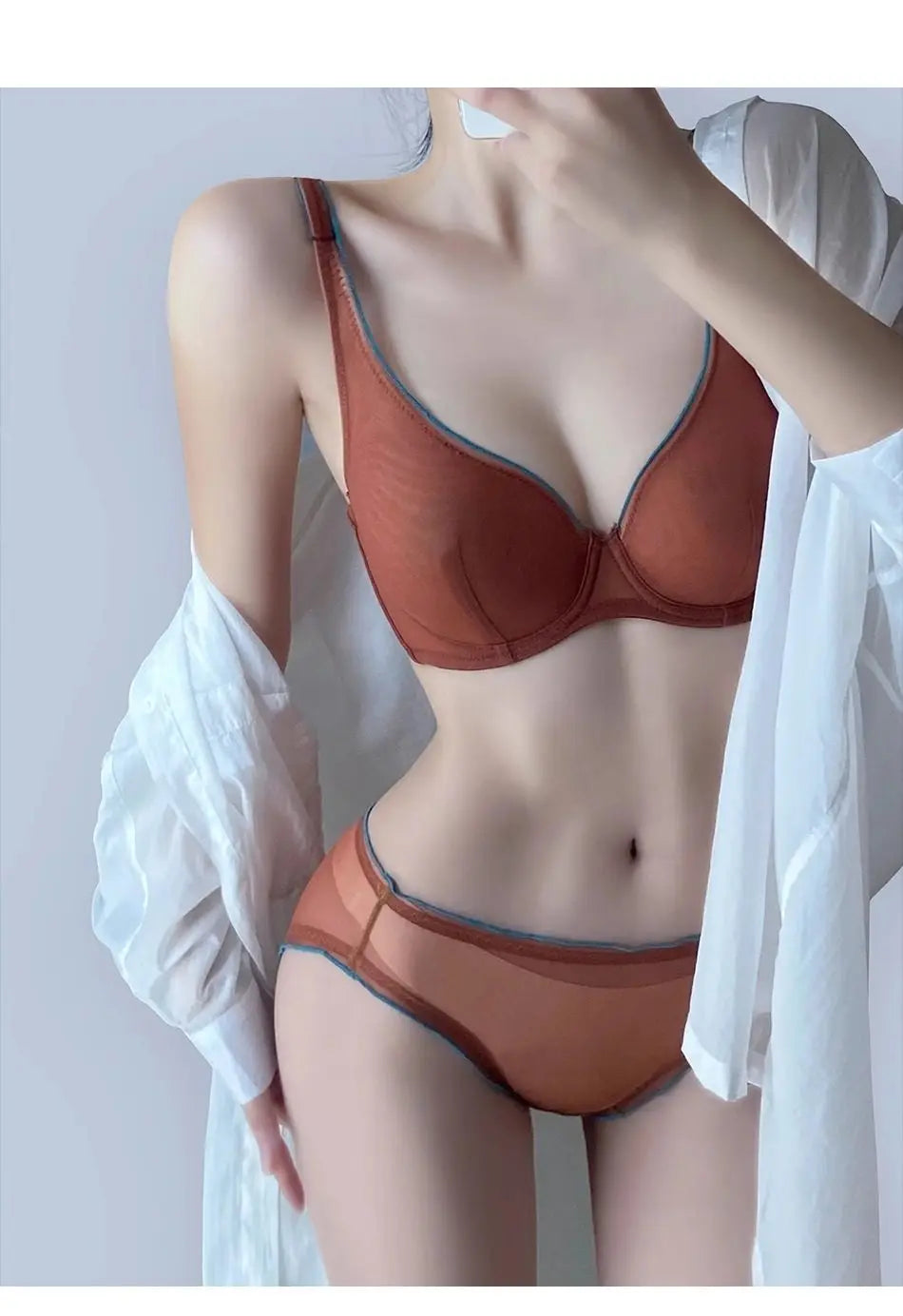Women Summer Lingerie Set Push Up Bra Comfort Lift Seamless Push Up Bra for Women Full Cup No Underwire Ultra Thin Bra S-2XL Hot