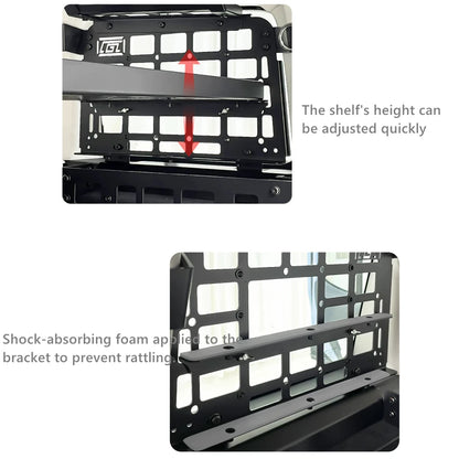 CGZ Trunk Shelf Modular Storage System Molle Panel Cargo Organizers Racks for New 2026 Tank 300 Hi4-T PHEV