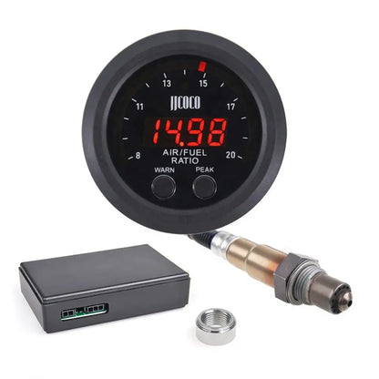52mm Air Fuel Ratio Gauge LED Digital Display With Wideband O2 Oxygen Sensor 06J906262AA