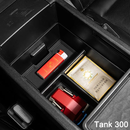 For Great Wall Tank 300 Hybrid TANK 300 Armrest Box Storage Box Partition Storage Box Modification Special Car Interior Supplies