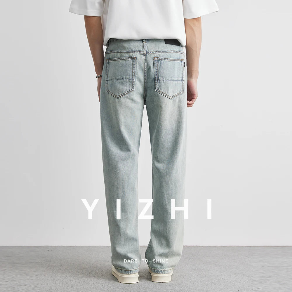 Lyocell Straight Jeans Summer 2025 New Thin Retro Loose Casual Fashion Wide Pants Straight Pants Large Size Jeans 25-36