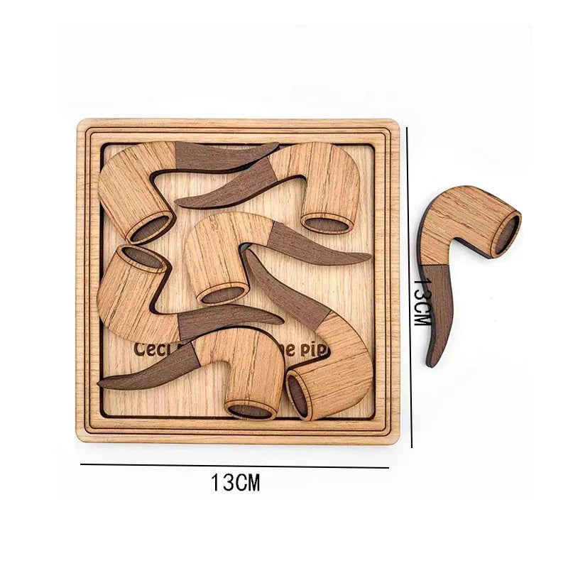Boutique IQ Puzzle Brain Fitness Games Teaser Puzzles for Adults and Kid Mind Educationl Toys Surprise Gifts Creative Idea