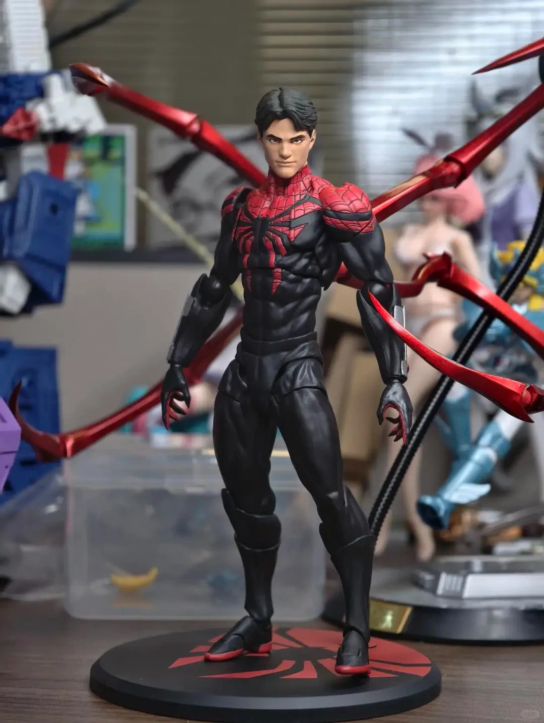 Mess Toys Superior Spider Man Neighbor  Anime Action Figure  Collect Models Boys Toys Ornament Birthday gift