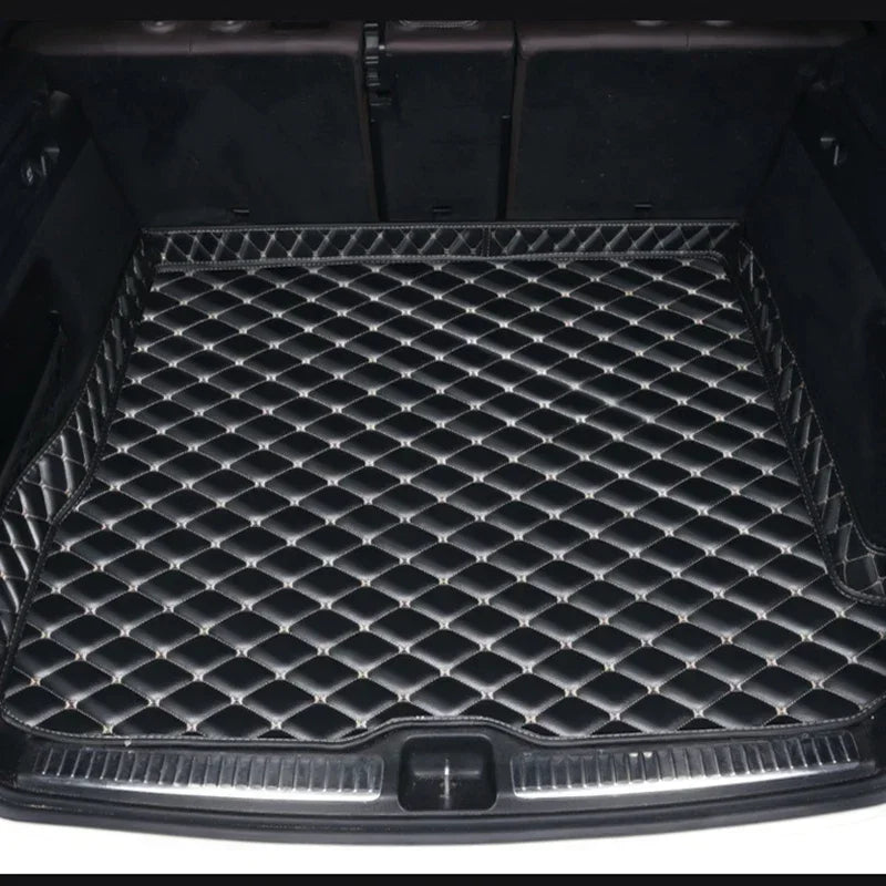 High Quality Artificial Leather Car Trunk Mat for Mercedes W206 W205 C Class C205 S204 S205 W204 W203 Car Accessories Carpet