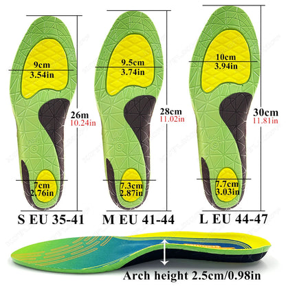 Gel Insole Silicone Orthopedic Sport Insoles Foot Care For Feet Arch Support Shoes Sole Shock Absorption Pads Orthotic Insert