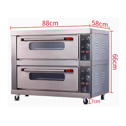 Oven Electric Commercial One Layer Plate Cake Bread Pizza Scones Large Capacity Baking Household Furnace