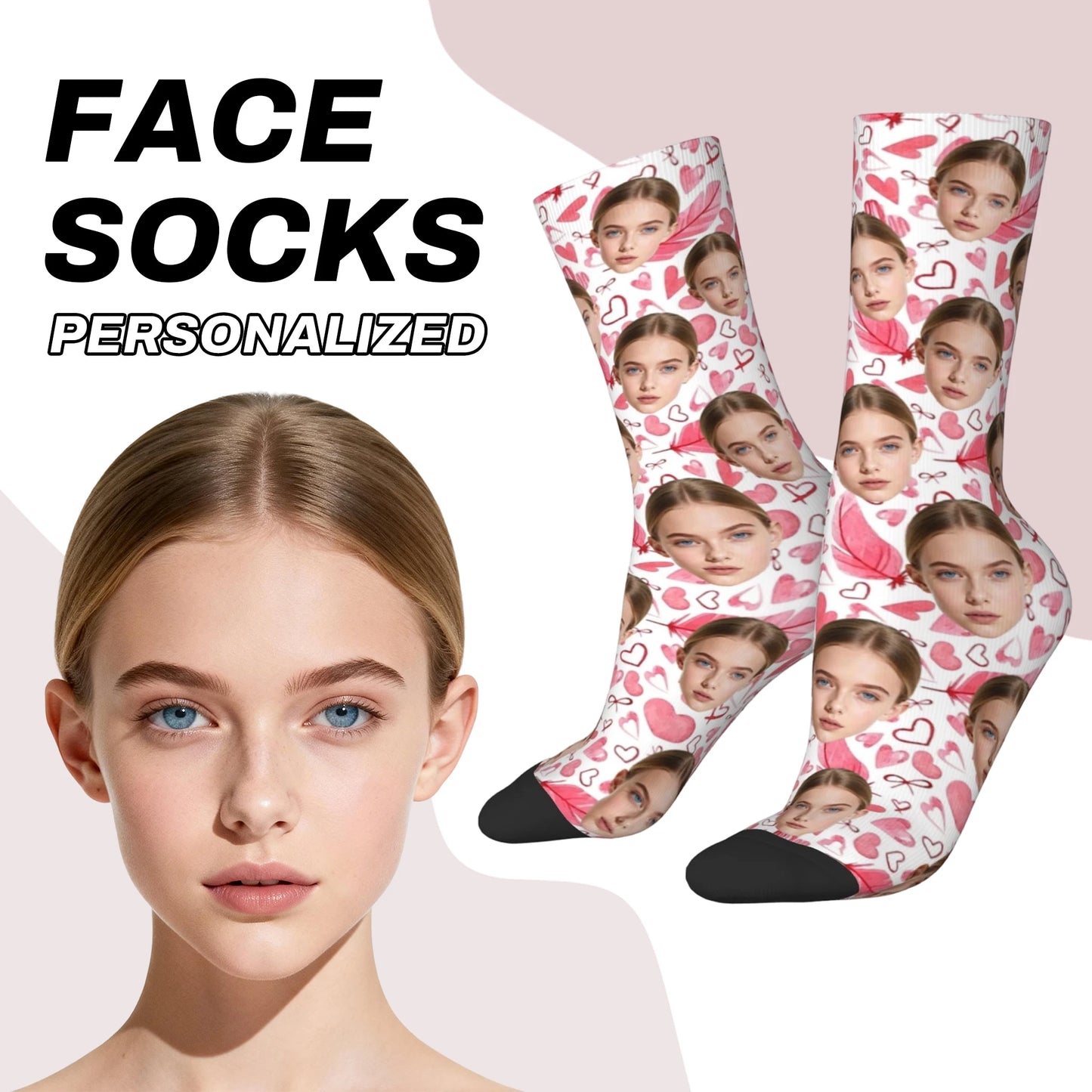 Custom avatar socks for men and women custom photo socks DIY personalized picture socks photo socks personalized gifts