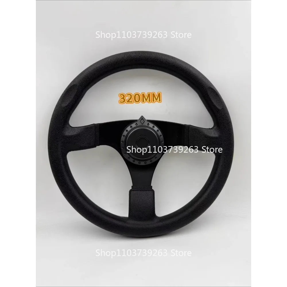 320MM steering wheel suitable for go kart, beach bike, children's bike, farmer with cover
