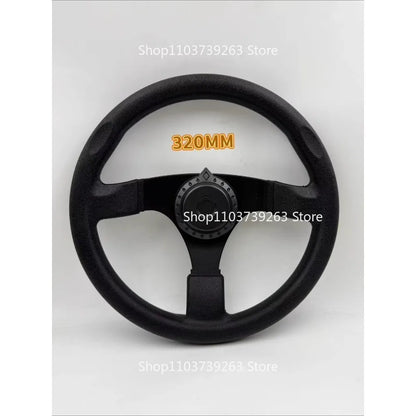 320MM steering wheel suitable for go kart, beach bike, children's bike, farmer with cover
