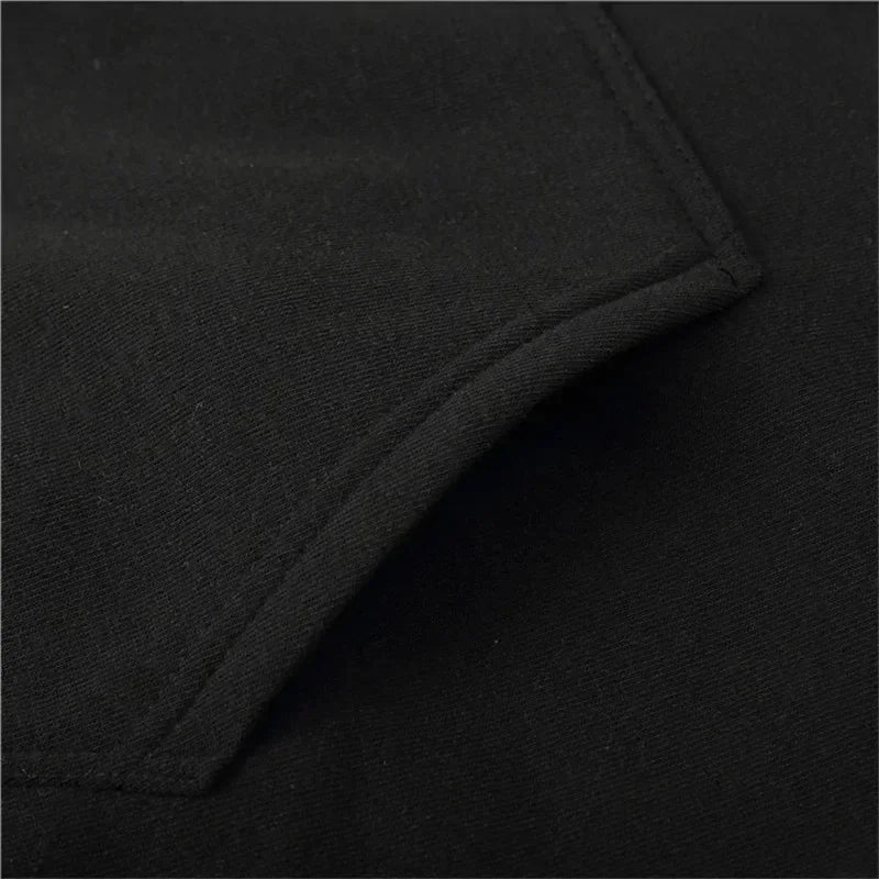 Volcom Stone Double Print Autumn Winter Warm Cotton street style Men's Fleece Hoodie Outdoor Commuter Men's Top High Elastic tos