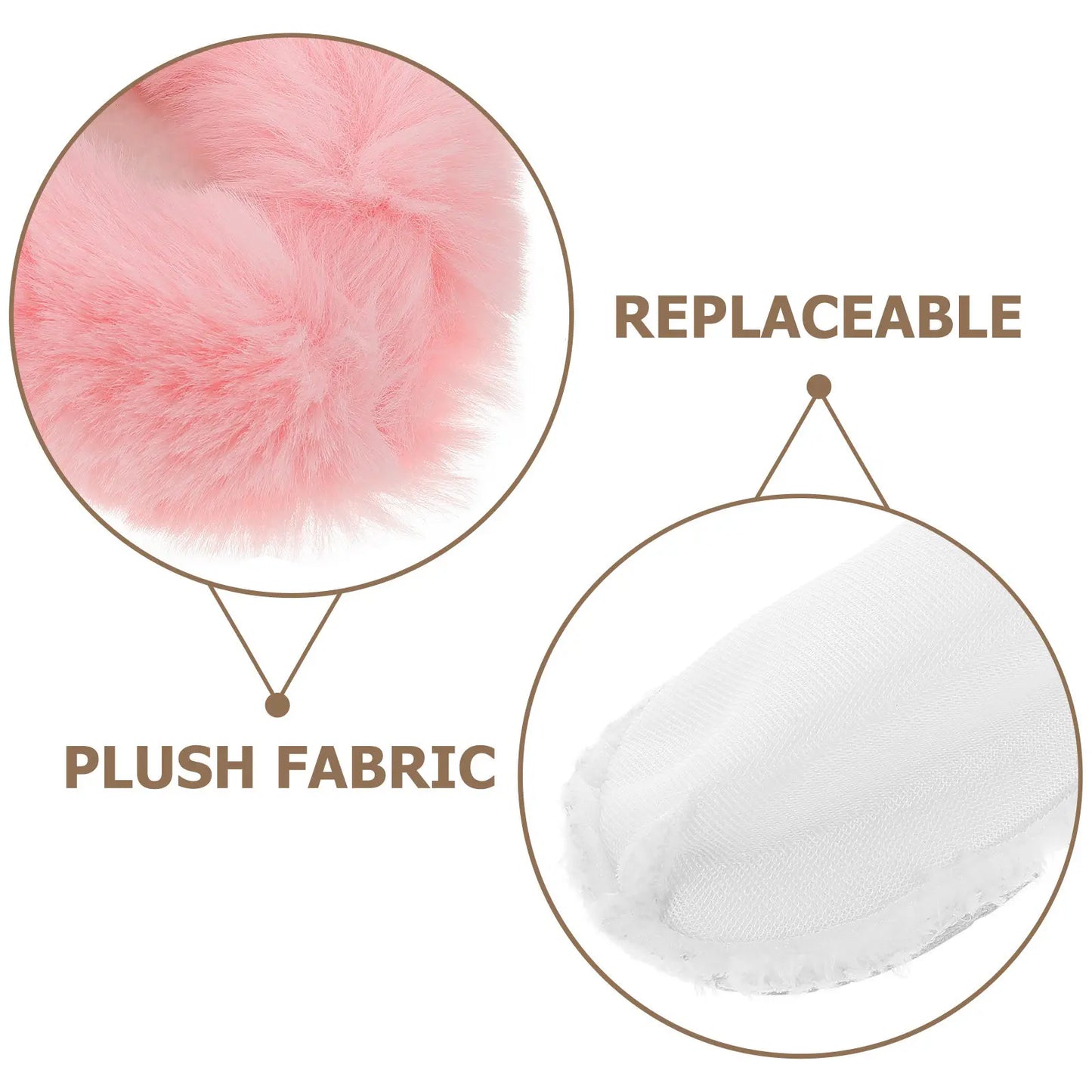 1Set Winter Shoe Inserts for Hole Shoes Thick Soft Lining Detachable Warm Insoles Replacement Liners for Adult Men Women Size