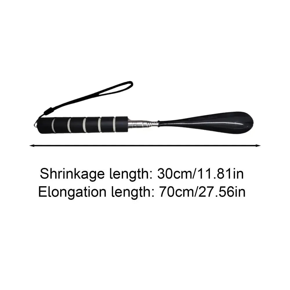 New Stretchable Long Shoe Horns 30cm-71cm Metal Shoehorn Pregnant Woman Elderly Shoe Spoon Household Shoe Spatula 1Pc