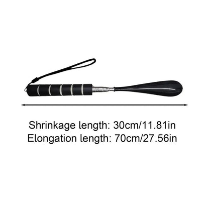 New Stretchable Long Shoe Horns 30cm-71cm Metal Shoehorn Pregnant Woman Elderly Shoe Spoon Household Shoe Spatula 1Pc
