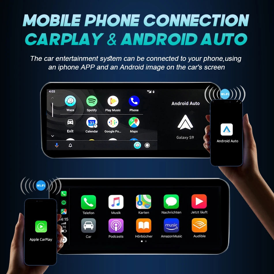 Android 14 Carplay Car Multimedia Player For Audi A6 C7 A7 2012~2018 Touch Screen 4G Music Stereo GPS Navi 8+256GB Auto Radio