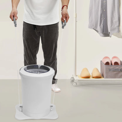 Modern Manual Laundry Dehydrator No Power Required Easy Operation Sturdy Durable Design Large Loading Capacity Efficient Water Removal For Thick Garments Beddings And Daily Clothes Compact Portable Spin Dryer