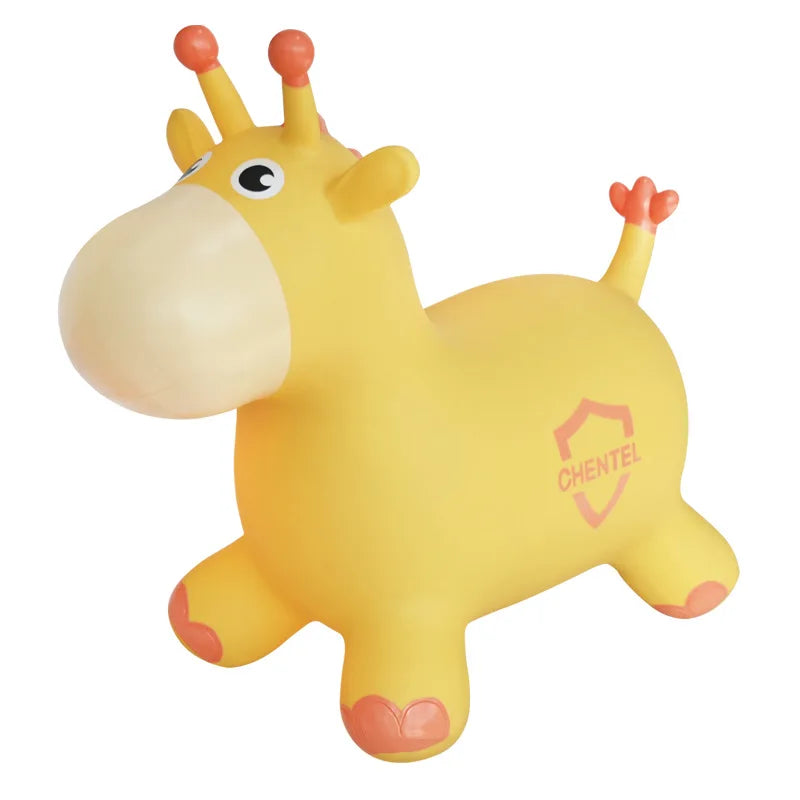 Animal Inflatable Bouncy Horse Hopper Soft Vaulting Horse Bouncer PVC Jumping Leech Ride on Baby Play Toys Balance Training