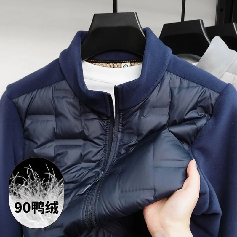 Winter Ultralight Down Jacket with Graphene Technology, 90% Duck Feather Filled, Top-Ranked Water-Resistant Parka City Commute