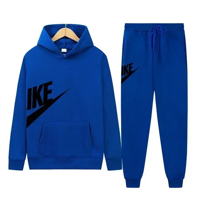 2025 Men's Sport Outfit, fashionable men's and women's casual suit hooded sweatshirt outdoor winter/spring sport hooded sweats