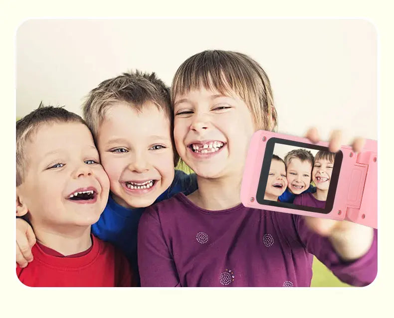Kids Video Camcorder 1080P 20 MP High Resolution Portable Mini Digital Camera with 2.4 Inch Large Display Screen Birthday Gifts