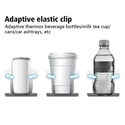 2-in-1 Car Cup Holder Expander Cupholder Adapter Auto Interior Cup Expandable Car Multifunction Organizer Storage Accessori Q7K3