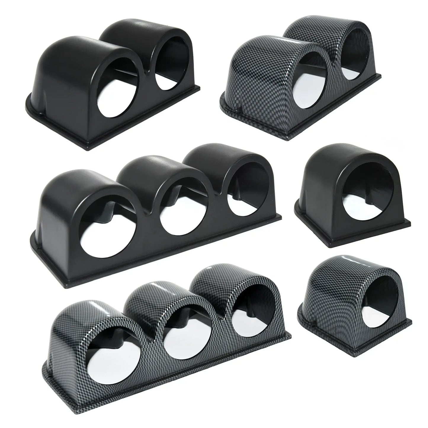 52MM Car Gauge Pod Black Single & Dual & Triple Hole Gauge Holder Racing Car Left Right Drive Bracket for 2 inch Meter Universal
