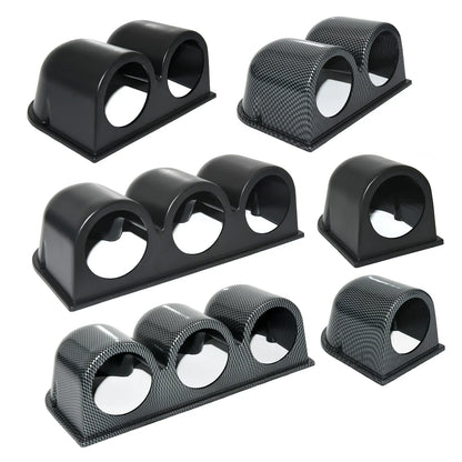 52MM Car Gauge Pod Black Single & Dual & Triple Hole Gauge Holder Racing Car Left Right Drive Bracket for 2 inch Meter Universal