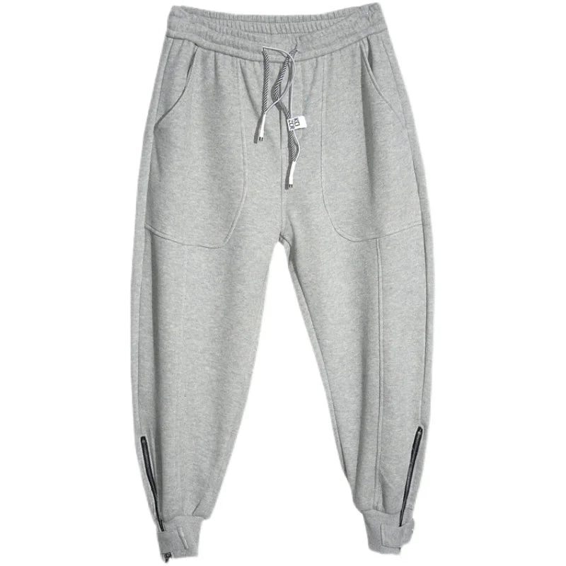 Spring Autumn Korean Fashion Streetwear Hip Hop Sweatpants Kpop Couple Jogging Pants Harajuku Black Sports Harem Joggers Men