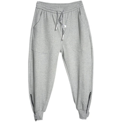 Spring Autumn Korean Fashion Streetwear Hip Hop Sweatpants Kpop Couple Jogging Pants Harajuku Black Sports Harem Joggers Men