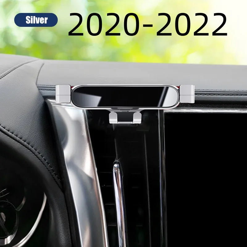 Car Phone Holder For Toyota Alphard 2015 - 2023 ANH30 Styling Bracket GPS Stand Rotatable Support Mobile Accessories