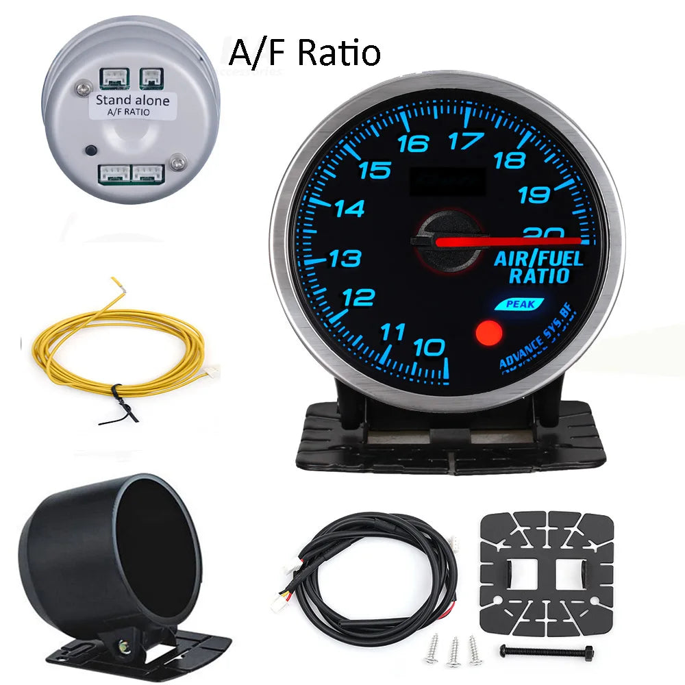 HA Accessories Auto Gauge 60MM DEF BF Style Water Temp Oil Temp Oil Press Tachometer RPM EGT