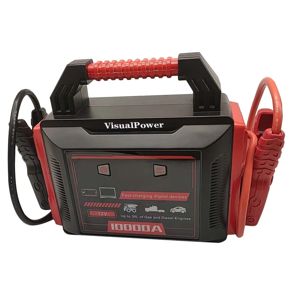 Start All Semi Trucks 10000A Heavy Duty Jump Starter Battery Starter Booster Semi Lorry Truck/bus Caravan Heavy Duty Jump Pack