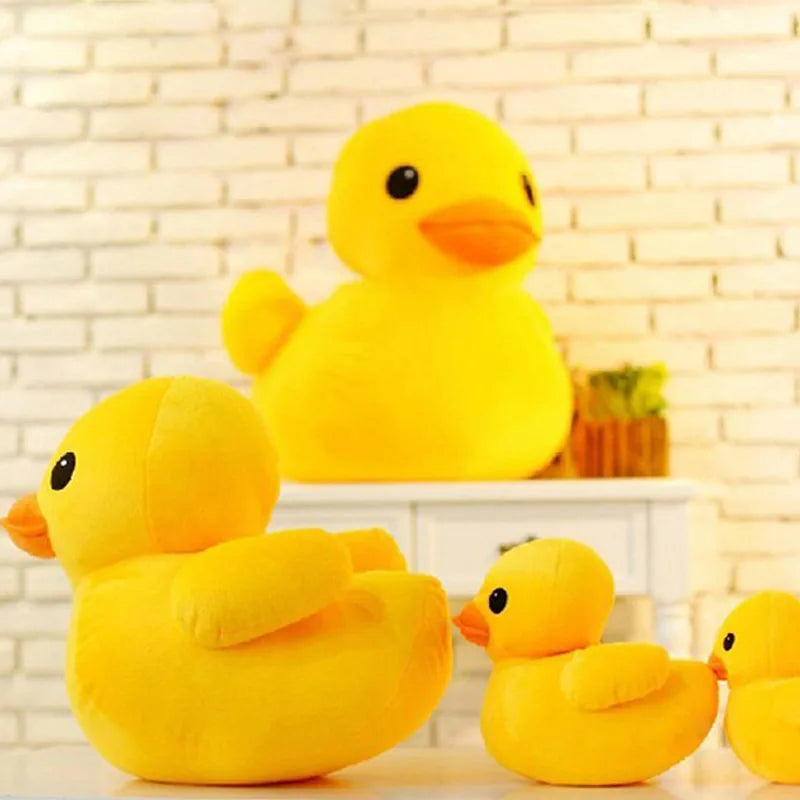 20/30/50/70CM Big Yellow Duck Cartoon Stuffed Animal Plush Kawai Little Duck Doll Gifts