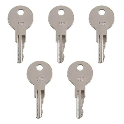 1/5/10/30/50PCS 587 Key For JLG Heavy Construction Equipment 7012587 Ignition Starter Key 587 ELI80-0106