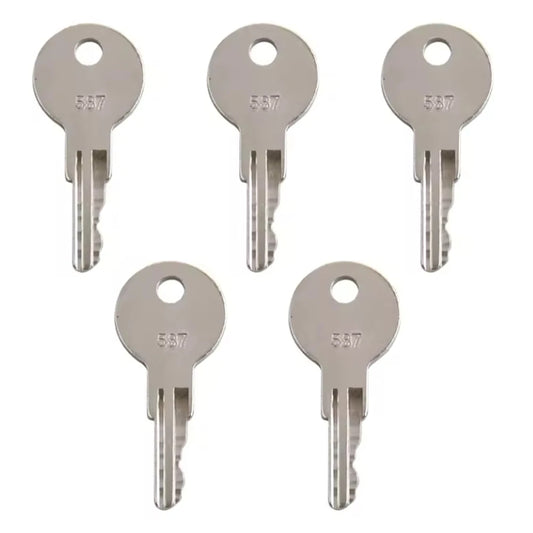 1/5/10/30/50PCS 587 Key For JLG Heavy Construction Equipment 7012587 Ignition Starter Key 587 ELI80-0106