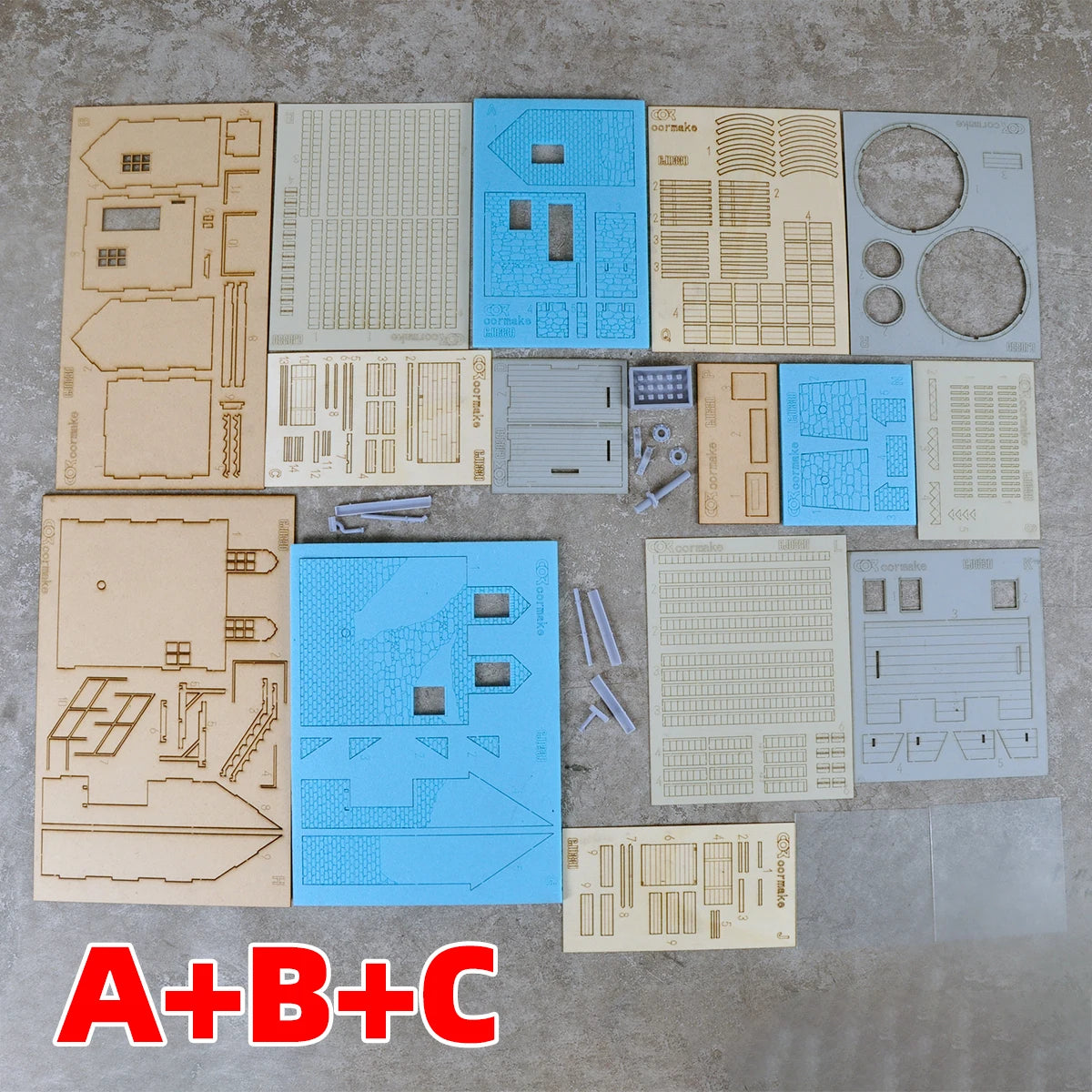 Assembly Architectural Miniature Building Architecture European Rural Watermill Vernacular House Diorama Scale Model Kit 1/35