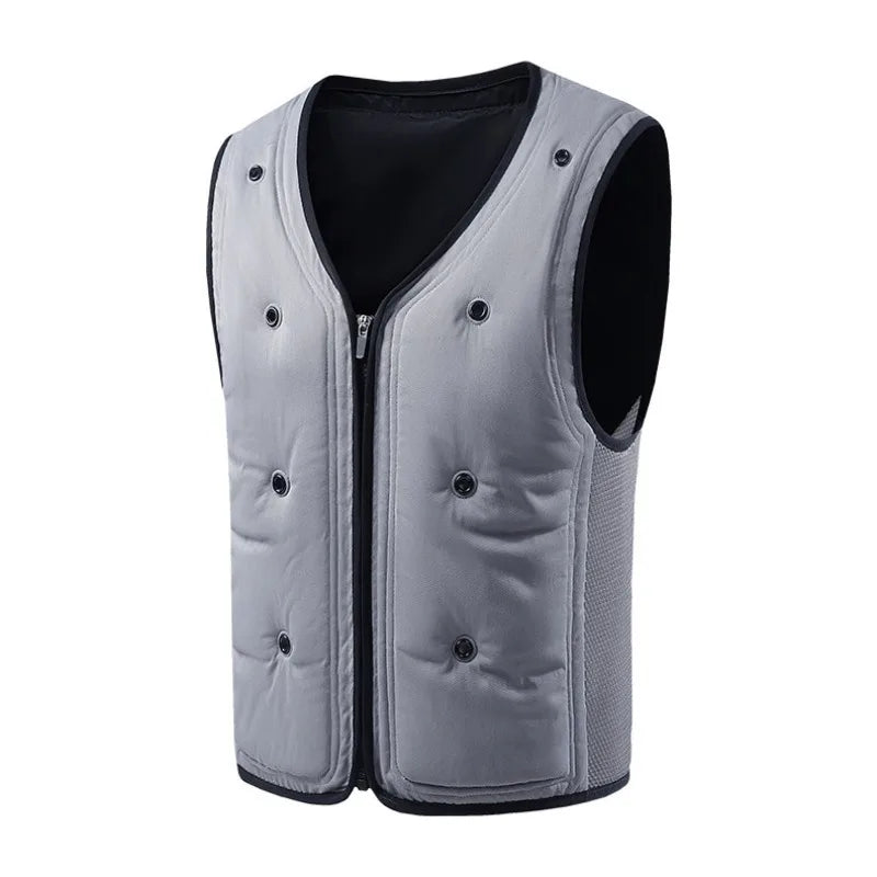 YUEYANG V-Neck Sleeveless Cooling Vest Summer Water Evaporation Welding Labor Protection No Electricity Or Magnet Required