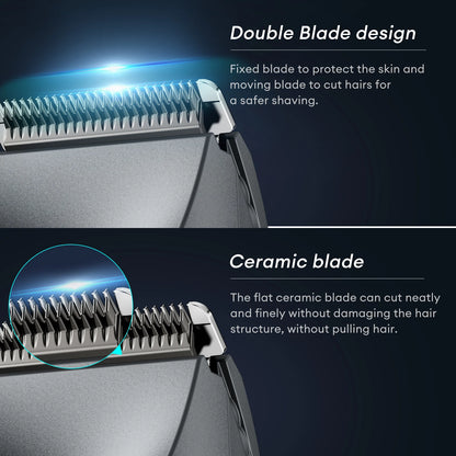 KENSEN S10 Electric Body Hair Trimmer for Men Women Balls Shaver Hair Removal Bikini Trimmer Groin Groomer Clipper Beard Razor