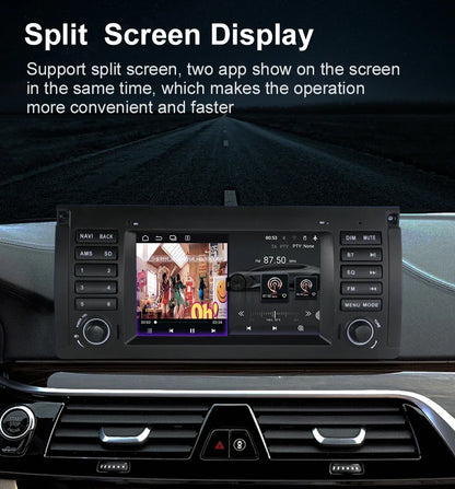 For BMW 5 Series E38 E39 and BMW X5 E53 Car Multimedia Display 7" Touch Screen  GPS Navigation Reverse View Bluetooth FM Radio